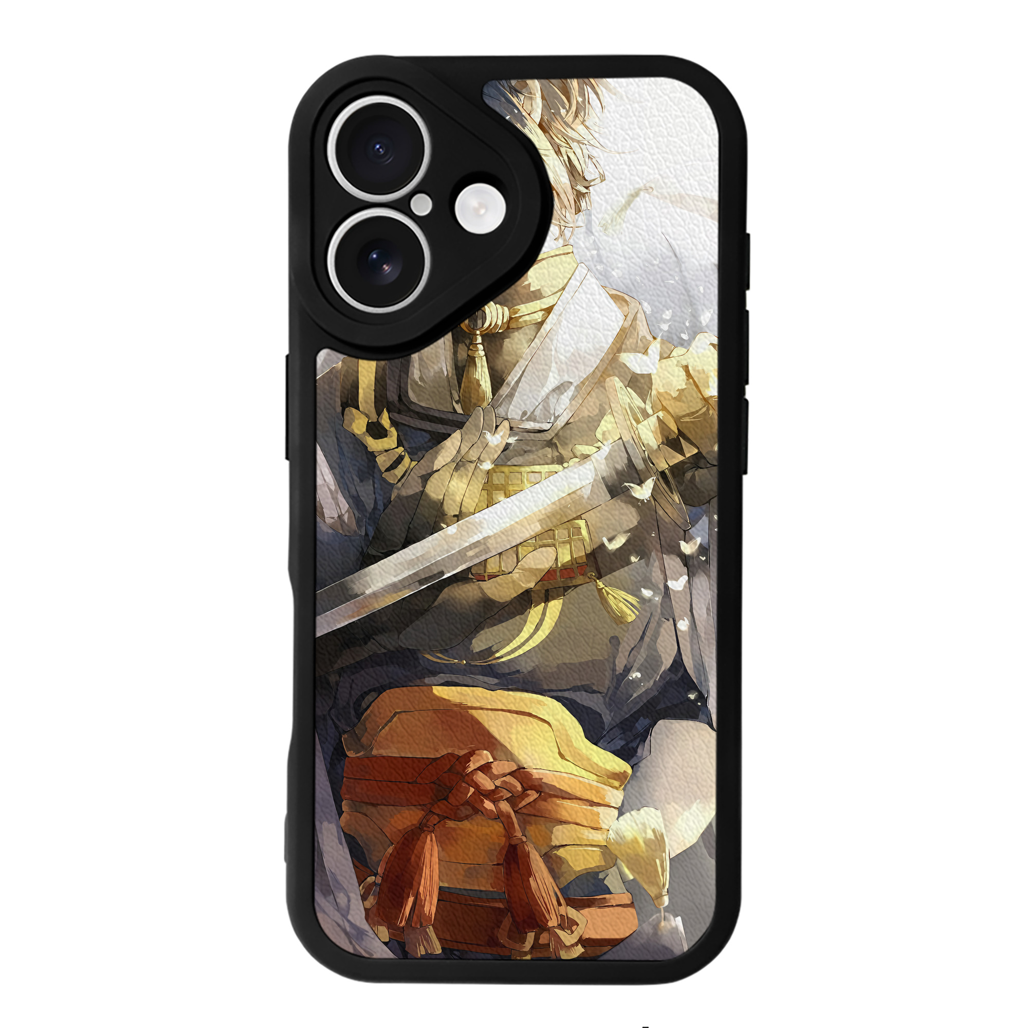 （画像用） 刀剣乱舞 Touken Ranbu 【iPhone 16シリーズ対応】シリコンスマホケース（レザー調） 材質：シリコン